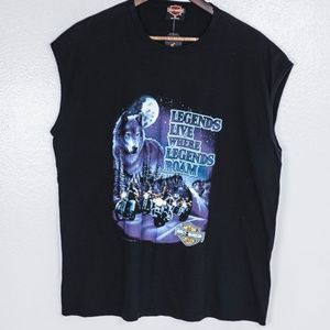 Vintage 90s Harley Davidson sleeveless t-shirt